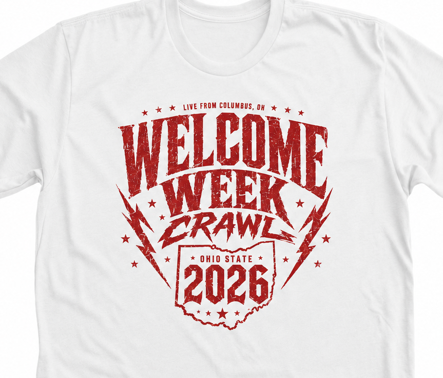 Ohio State Welcome Week Crawl 2026 Tee