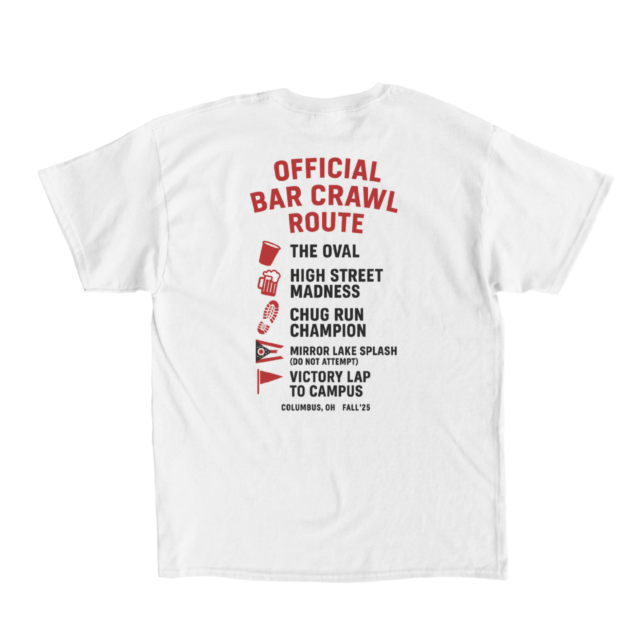 OSU Welcome Week Crawl 2025 Shirt